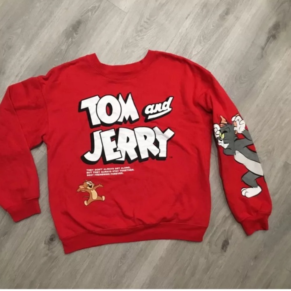 TOM AND JERRY Red Sweatshirt L 11-13
